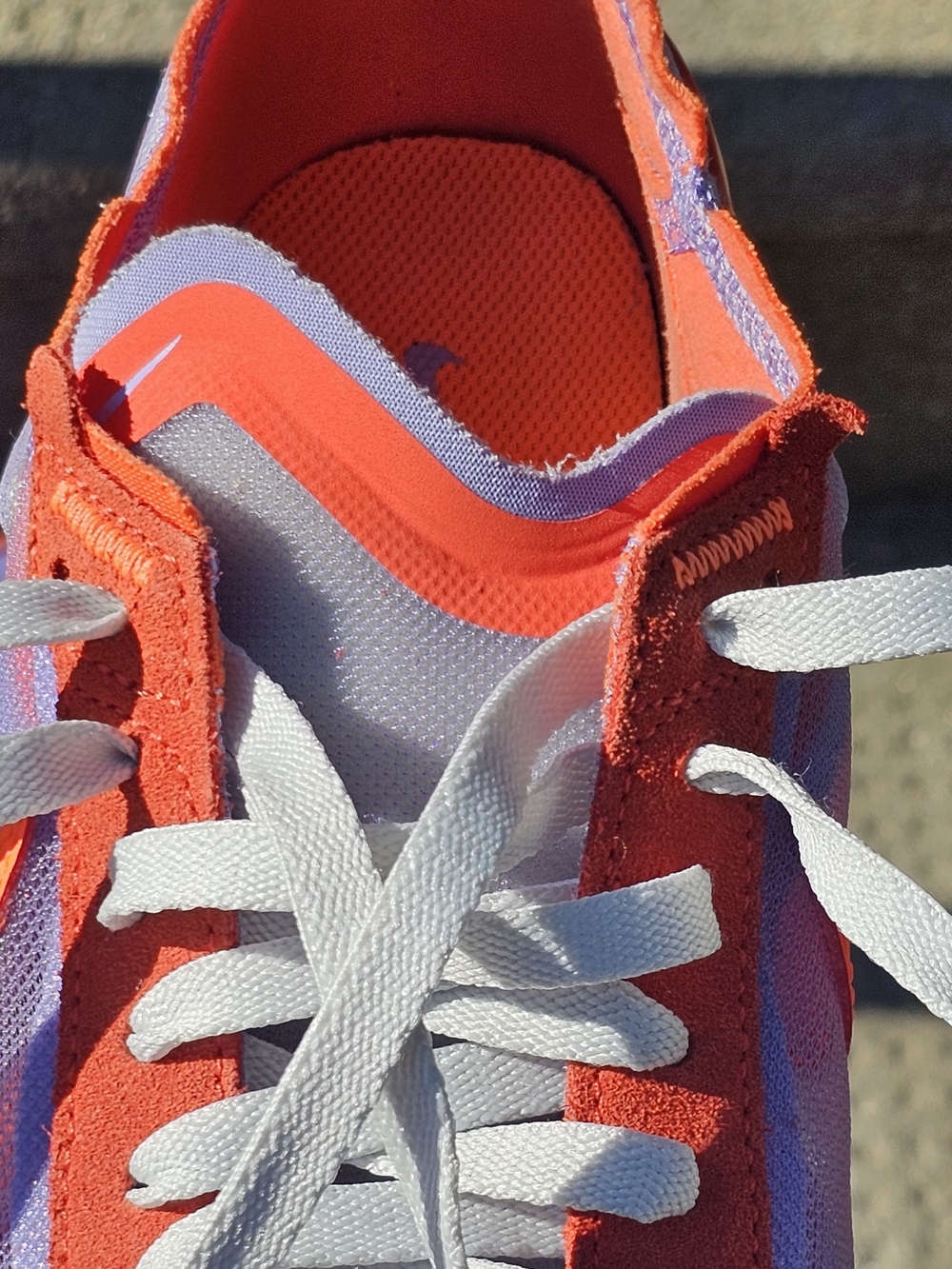 Nike Waffle One 'Active Fuchsia' DC2533-800 Women's Shoes Size 9 Orange & Purple - Picture 13 of 14